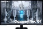 Samsung - Odyssey Neo G7 43" Mini 4K UHD 1ms AMD FreeSync Premium Pro Smart Gaming Monitor with HDR600 - Black