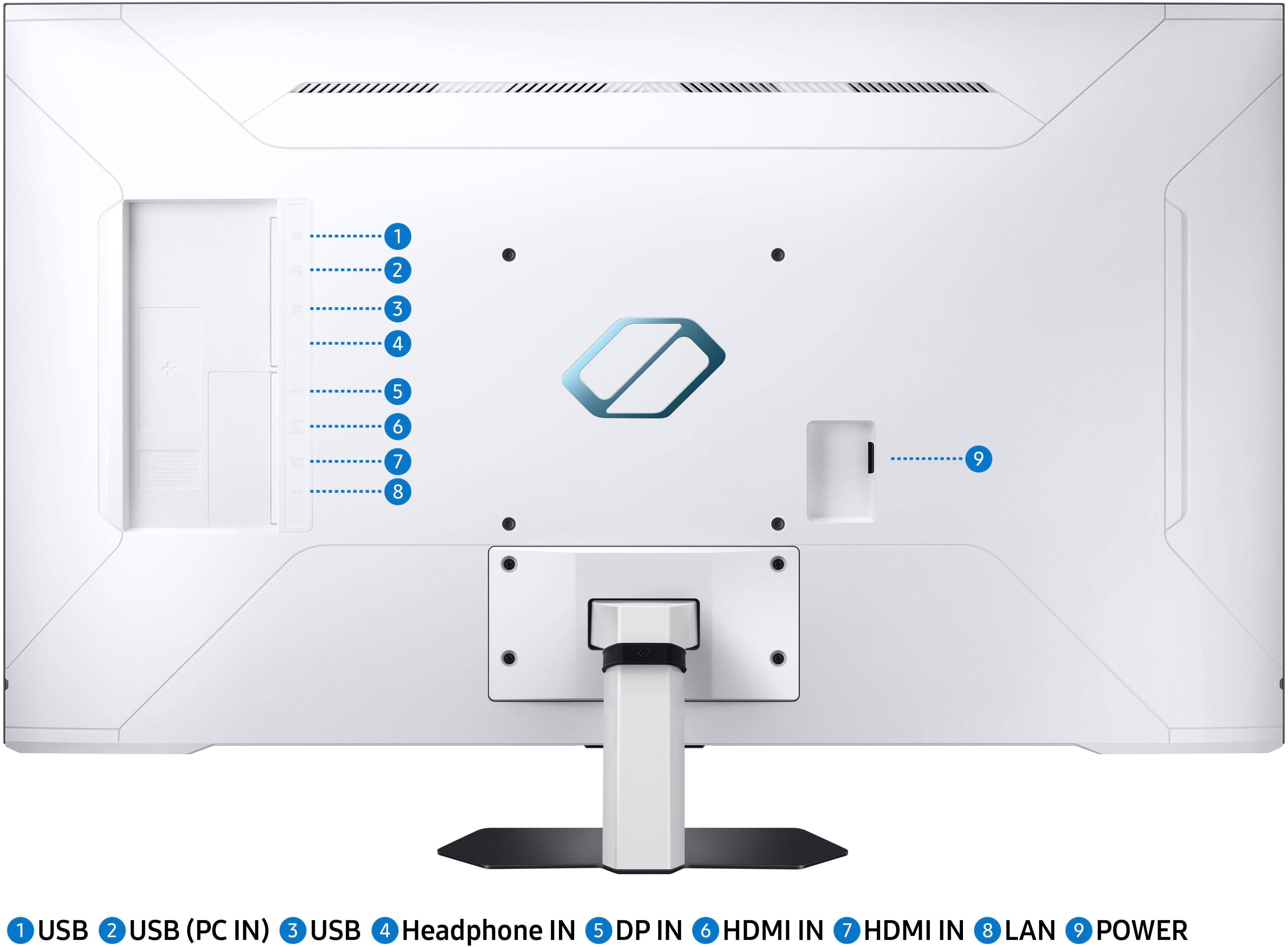 Alt View 15. Samsung - Odyssey Neo G7 43" Mini 4K UHD 1ms AMD FreeSync Premium Pro Smart Gaming Monitor with HDR600 - Black.