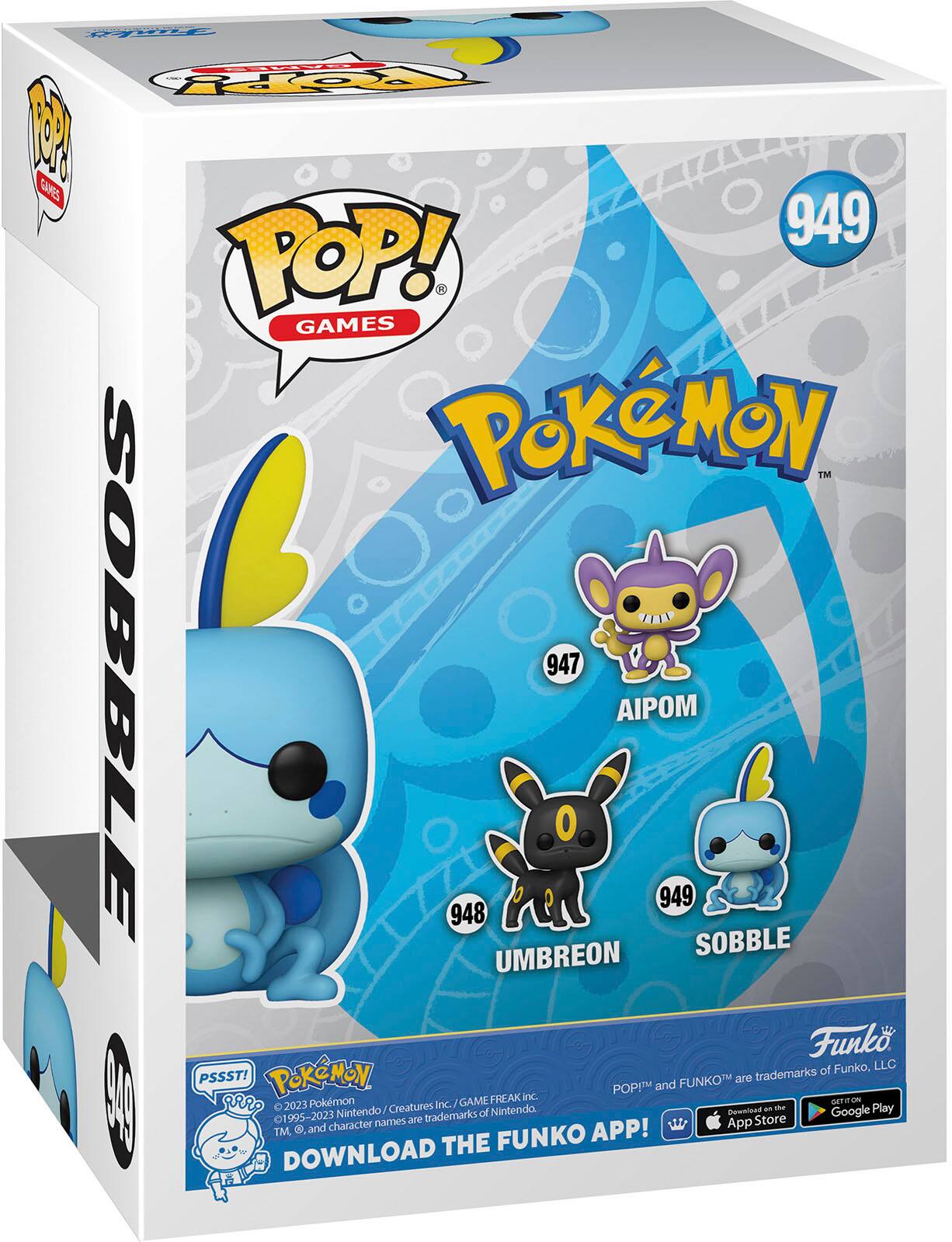 Left. Funko - POP! Games: Pokemon- Sobble.