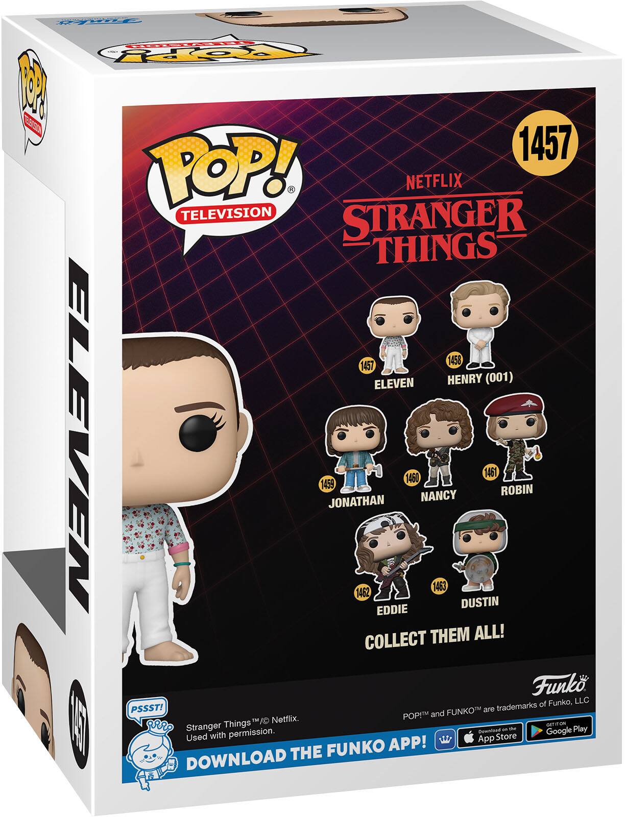 Left. Funko - POP! TV: Stranger Things- Finale Eleven.