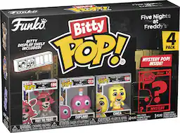 Bitty POP! Five Nights at Freddy’s 4 - pack - Foxy, Cupcake, Chica, and a Mystery Character