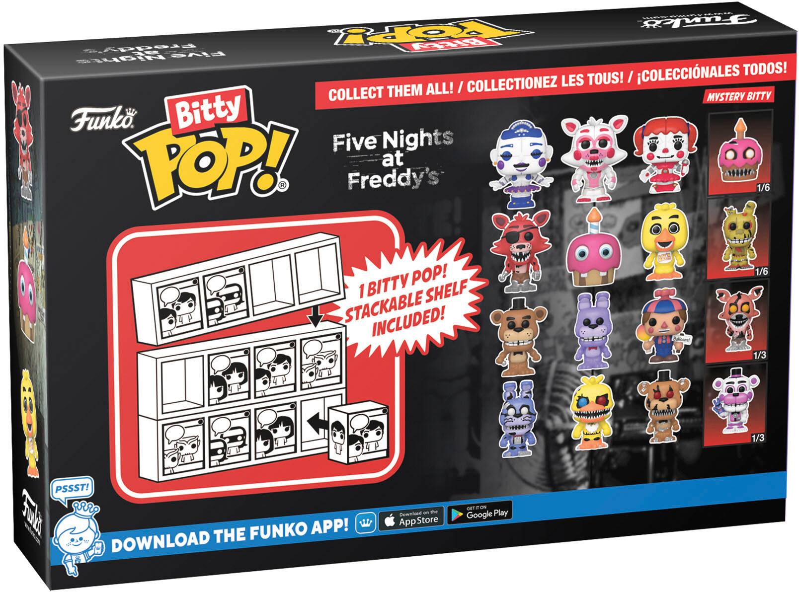 Alt View 11. Funko - Bitty POP! Five Nights at Freddy’s 4-pack- Foxy, Cupcake, Chica, and a Mystery Character.