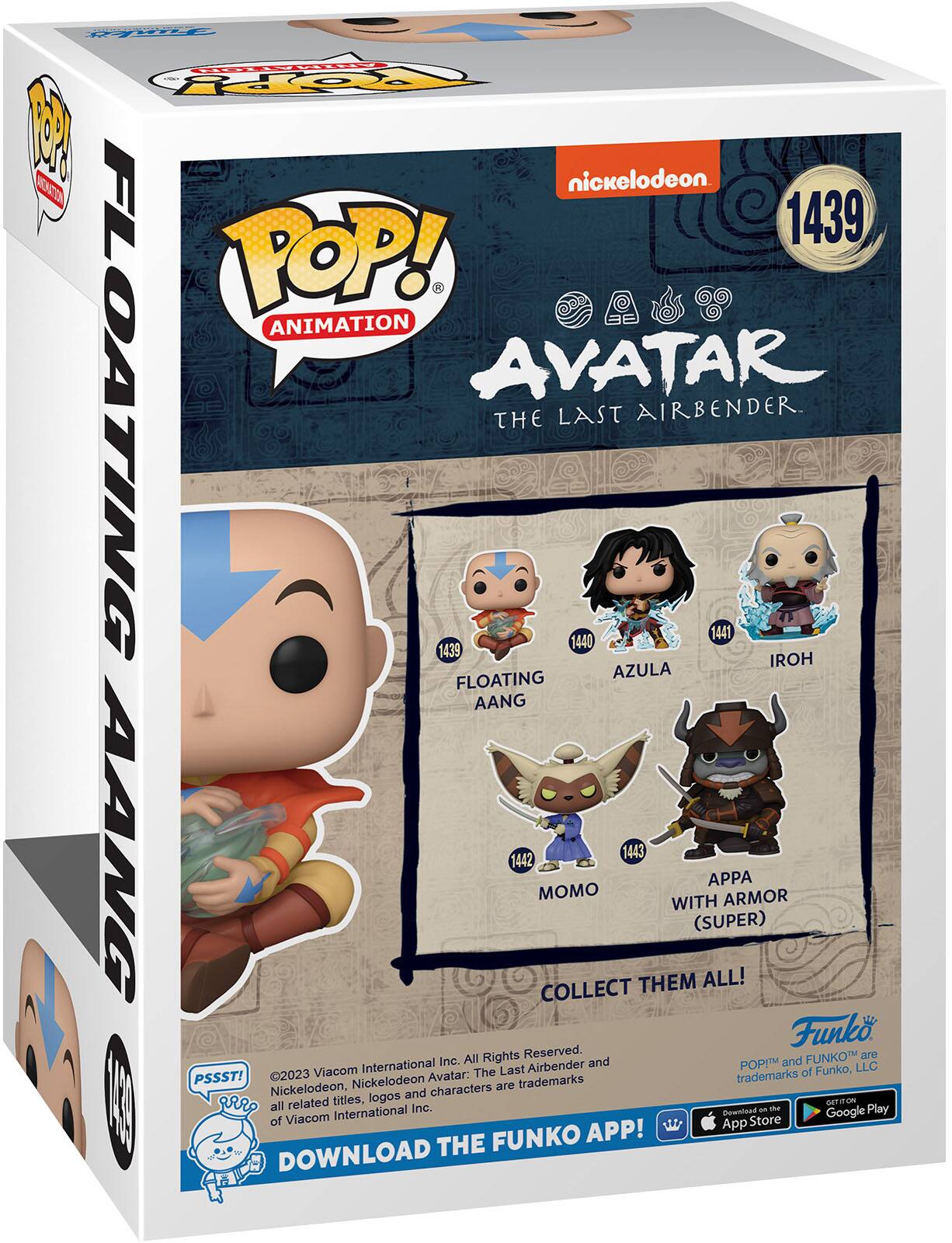 Left. Funko - POP! Animation: Avatar the Last Airbender- Aang Floating.