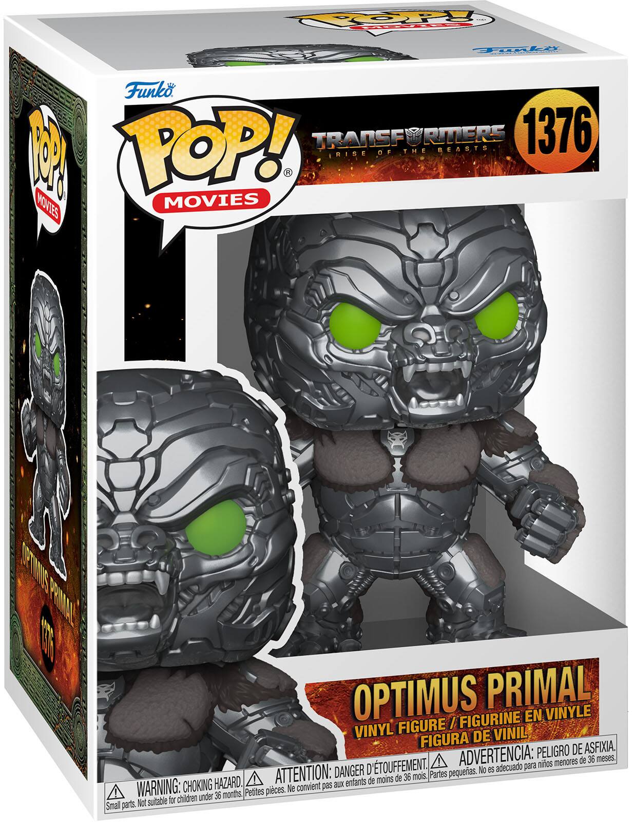 Angle. Funko - POP Movies: Transformers-Optimus Primal.