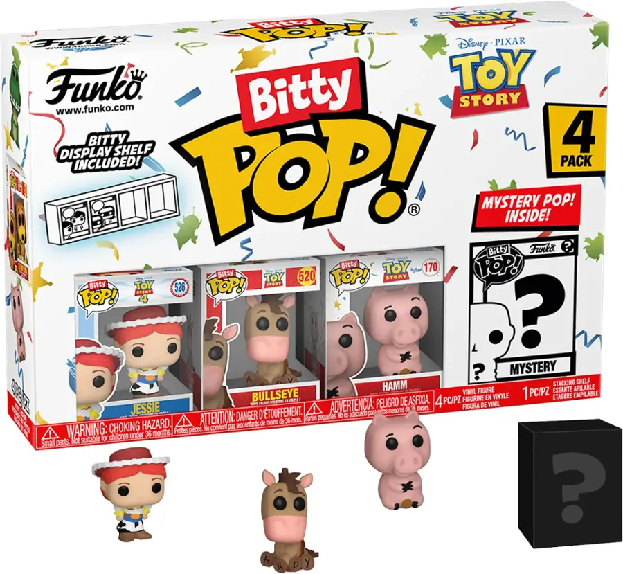 Funko Bitty POP! Disney: Pixar Toy Story 4 Pack Jessie, Bullseye, Hamm ...