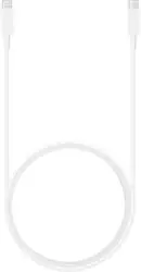 Samsung - 65W 6' USB Type C-to-USB Type C Device Cable - White - Front_Zoom
