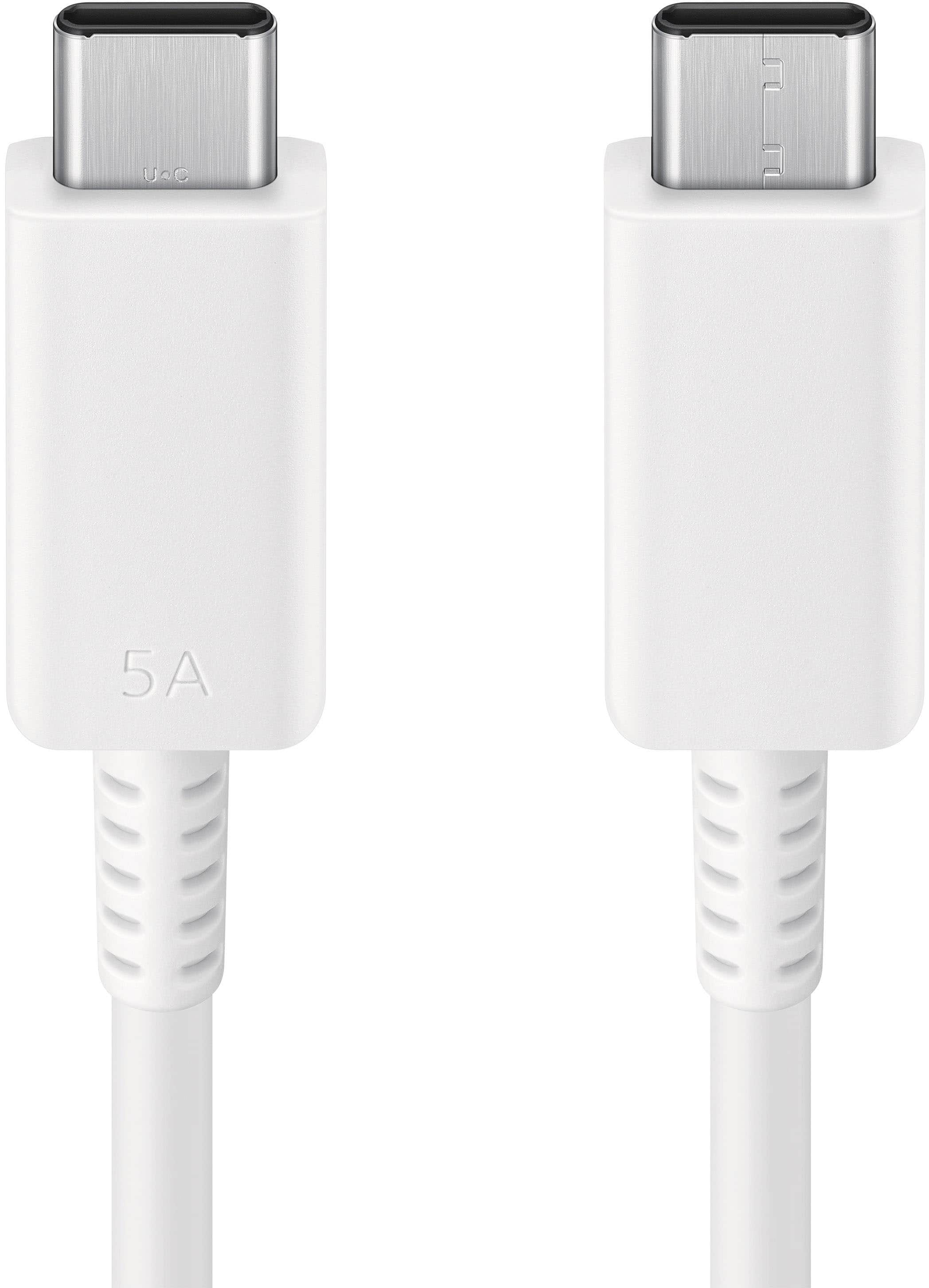 Alt View 11. Samsung - 65W 6' USB Type C-to-USB Type C Device Cable - White.