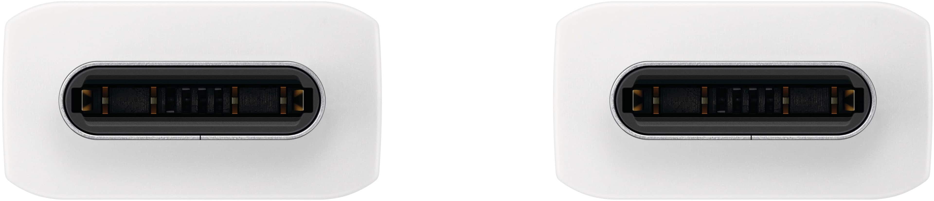 Alt View 12. Samsung - 65W 6' USB Type C-to-USB Type C Device Cable - White.