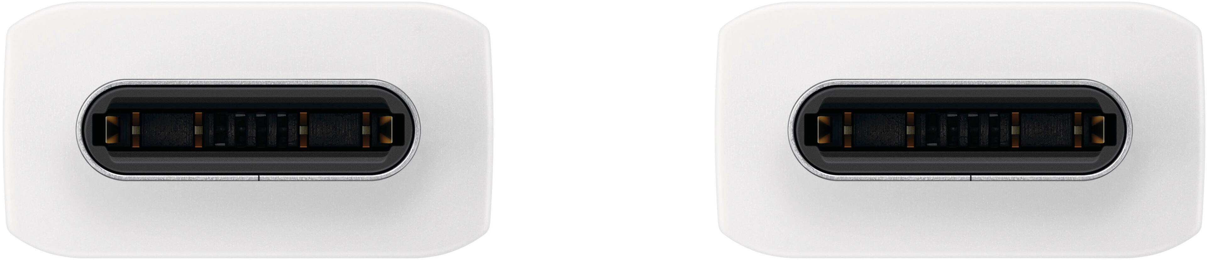 Alt View 12. Samsung - 65W 6'  USB Type C-to-USB Type C Device Cable - White.