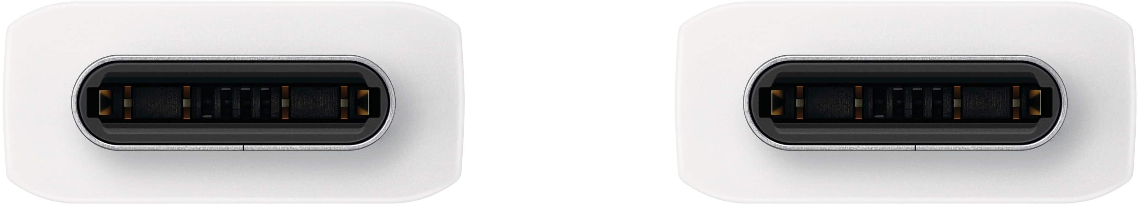 Alt View 12. Samsung - 25W 6' USB Type C-to-USB Type C Device Cable - White.