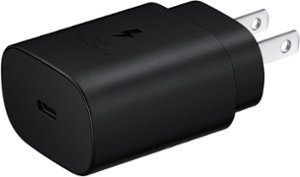 Samsung - 25W Super Fast Charging Wall Charger - Black - Front_Zoom