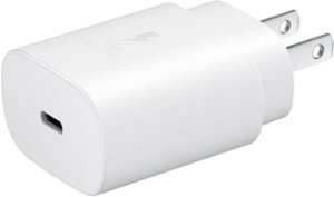 Samsung - 25W Super Fast Charging Wall Charger - White - Front_Zoom