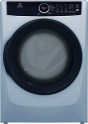 Frigidaire - 8.0 Ct. Ft. Gas Dryer with Steam and Instant Refresh - Glacier Blue - Front_Zoom
