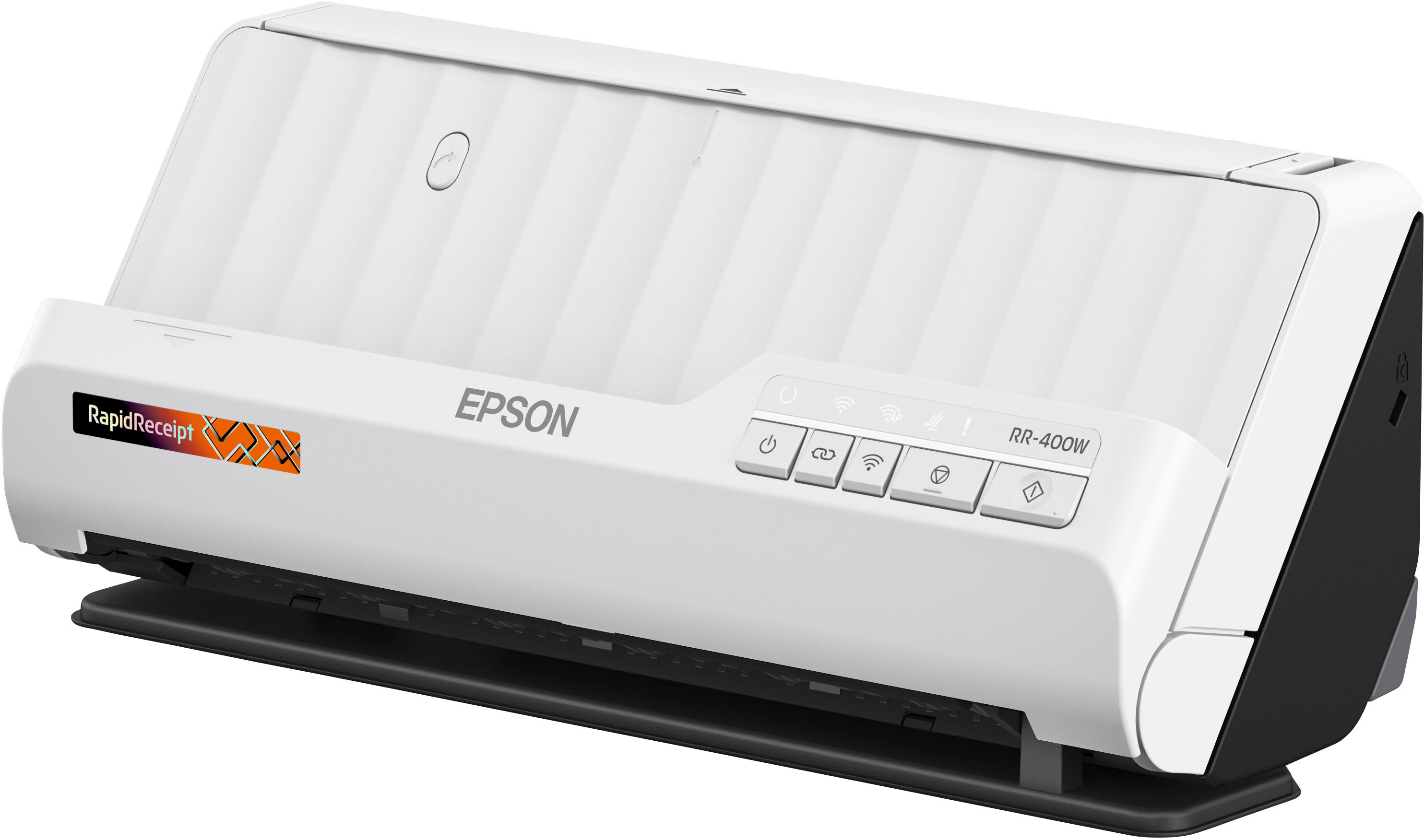 Epson RapidReceipt RR-400W Wireless Duplex Compact Desktop Receipt and  Document Scanner White B11B270202 - Best Buy