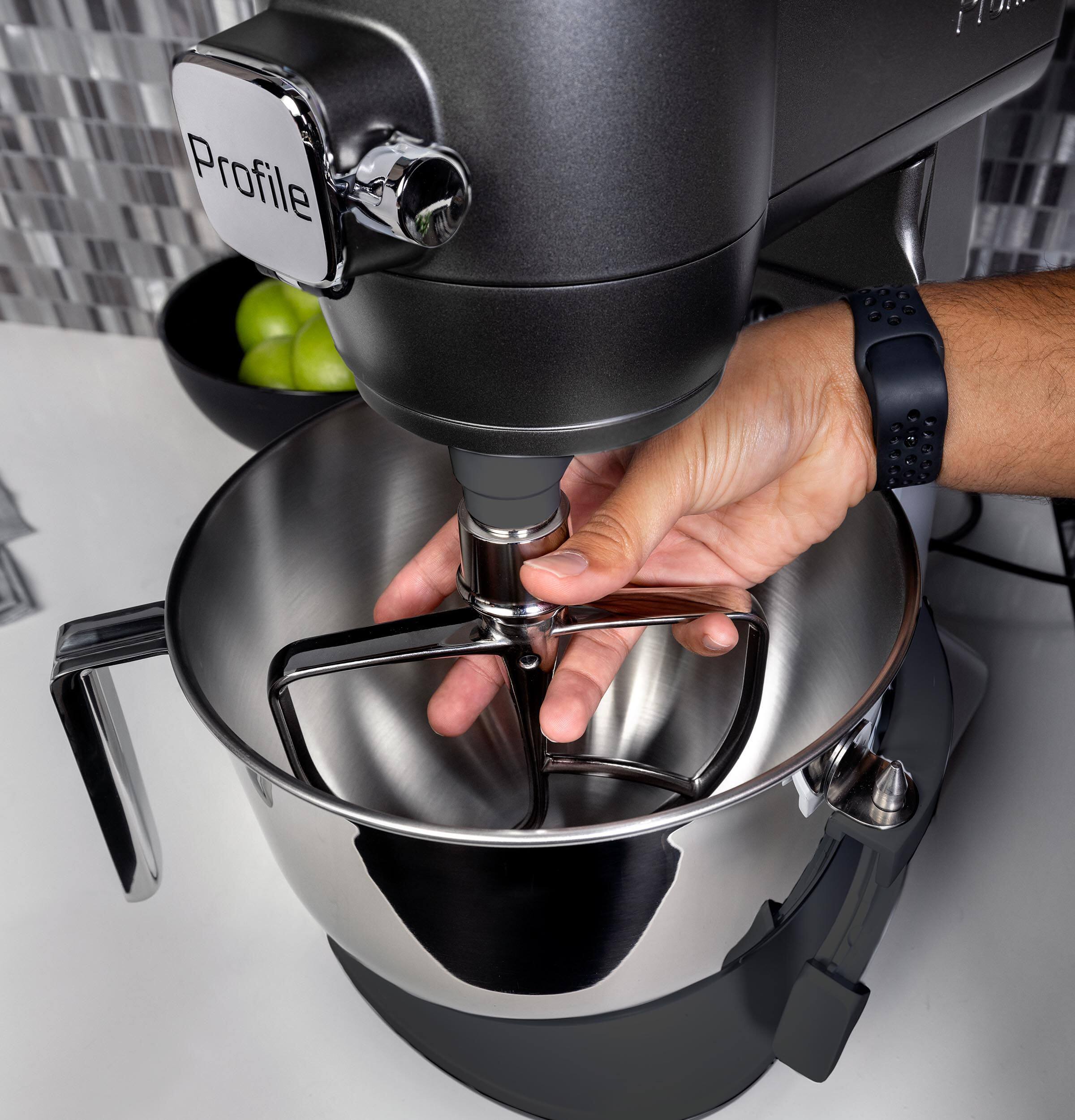 Alt View 16. GE Profile - 7 Quart Bowl- Smart Stand Mixer with Auto Sense - Carbon Black.