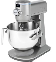 GE Profile - 7 Quart Bowl- Smart Stand Mixer with Auto Sense - Mineral Silver - Front_Zoom
