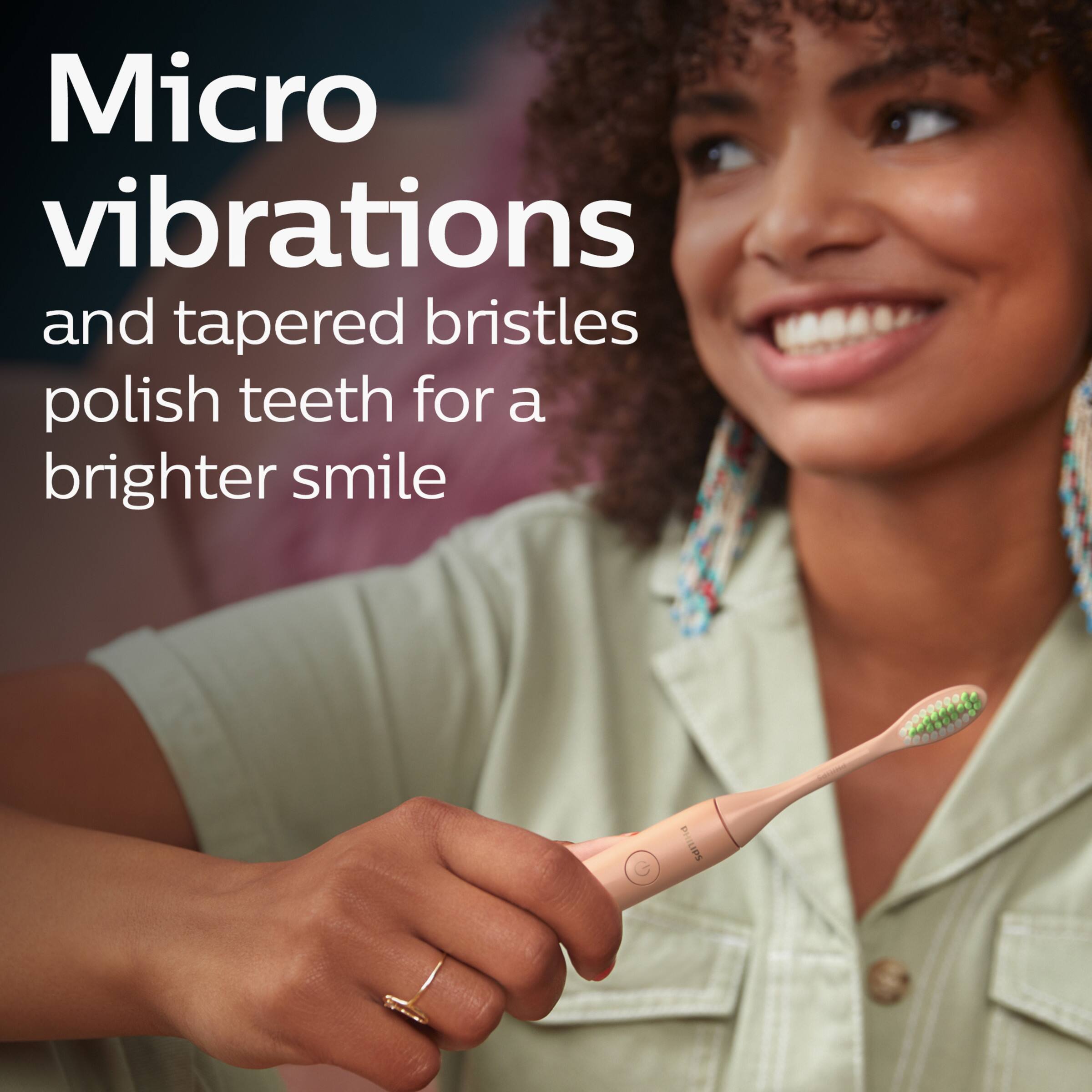 Alt View 16. Philips - Philips One by Sonicare Rechargeable Toothbrush - Shimmer.