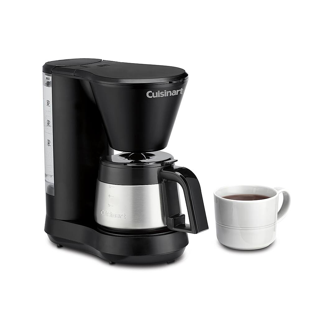 Alt View 12. Cuisinart - 5-Cup Coffeemaker w SS Carafe - Black.