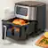 Alt View 17. Cuisinart - Basket Air Fryer - Stainless Steel and Black.