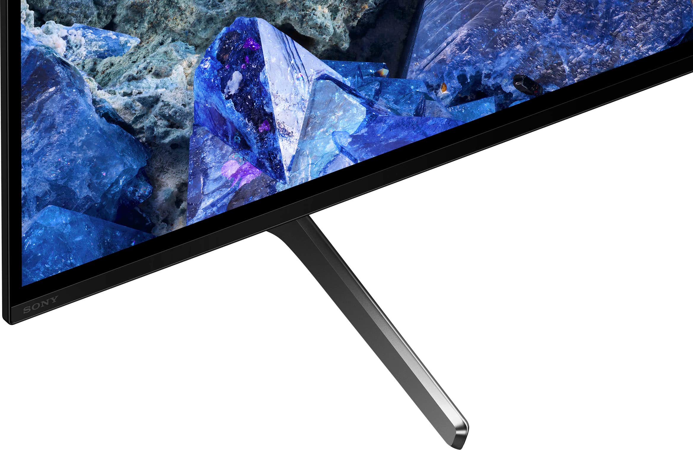 Back. Sony - 55" class BRAVIA XR A75L OLED 4K UHD Smart Google TV - Black.