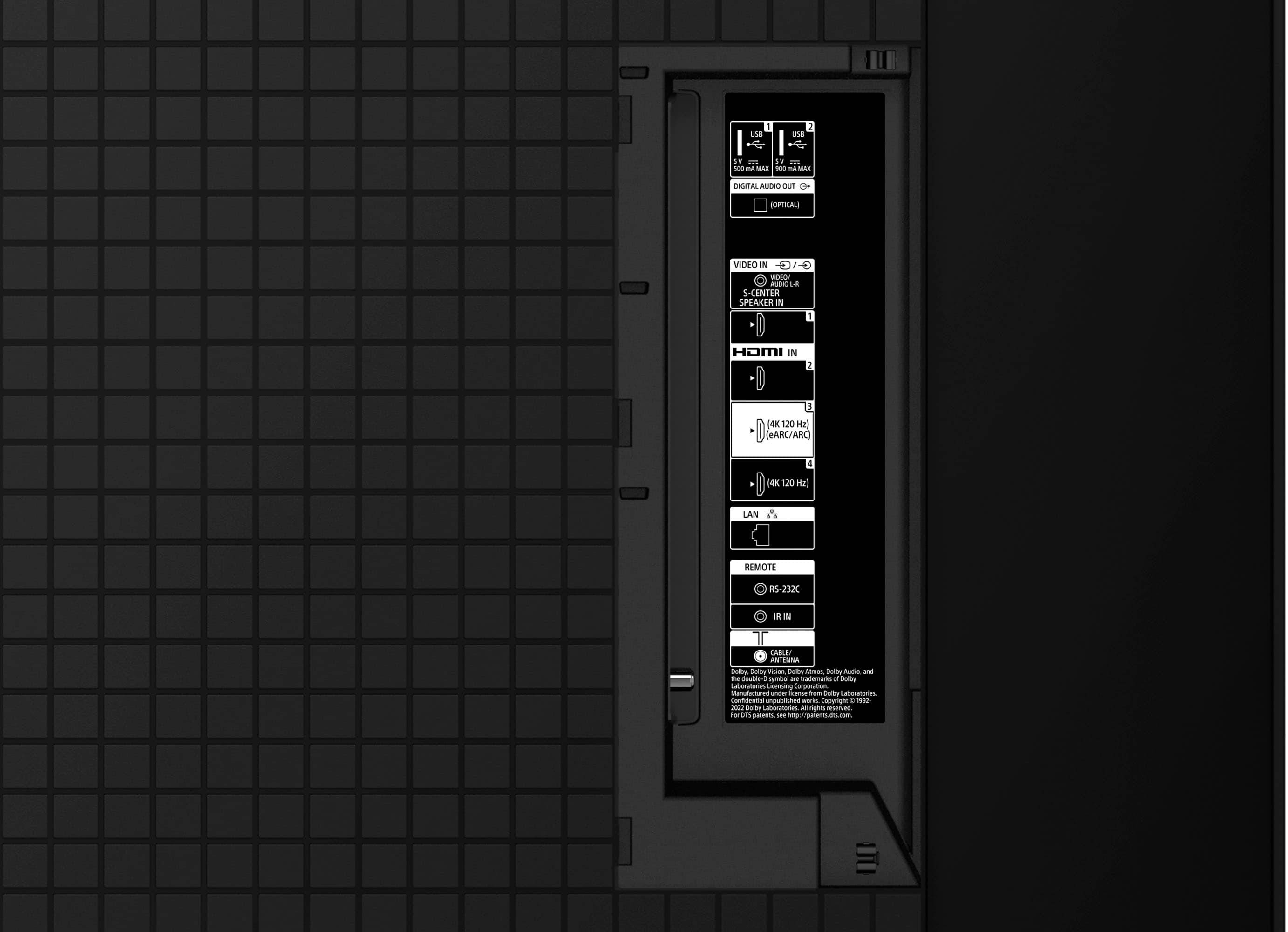 Alt View 3. Sony - 55" class BRAVIA XR A75L OLED 4K UHD Smart Google TV - Black.
