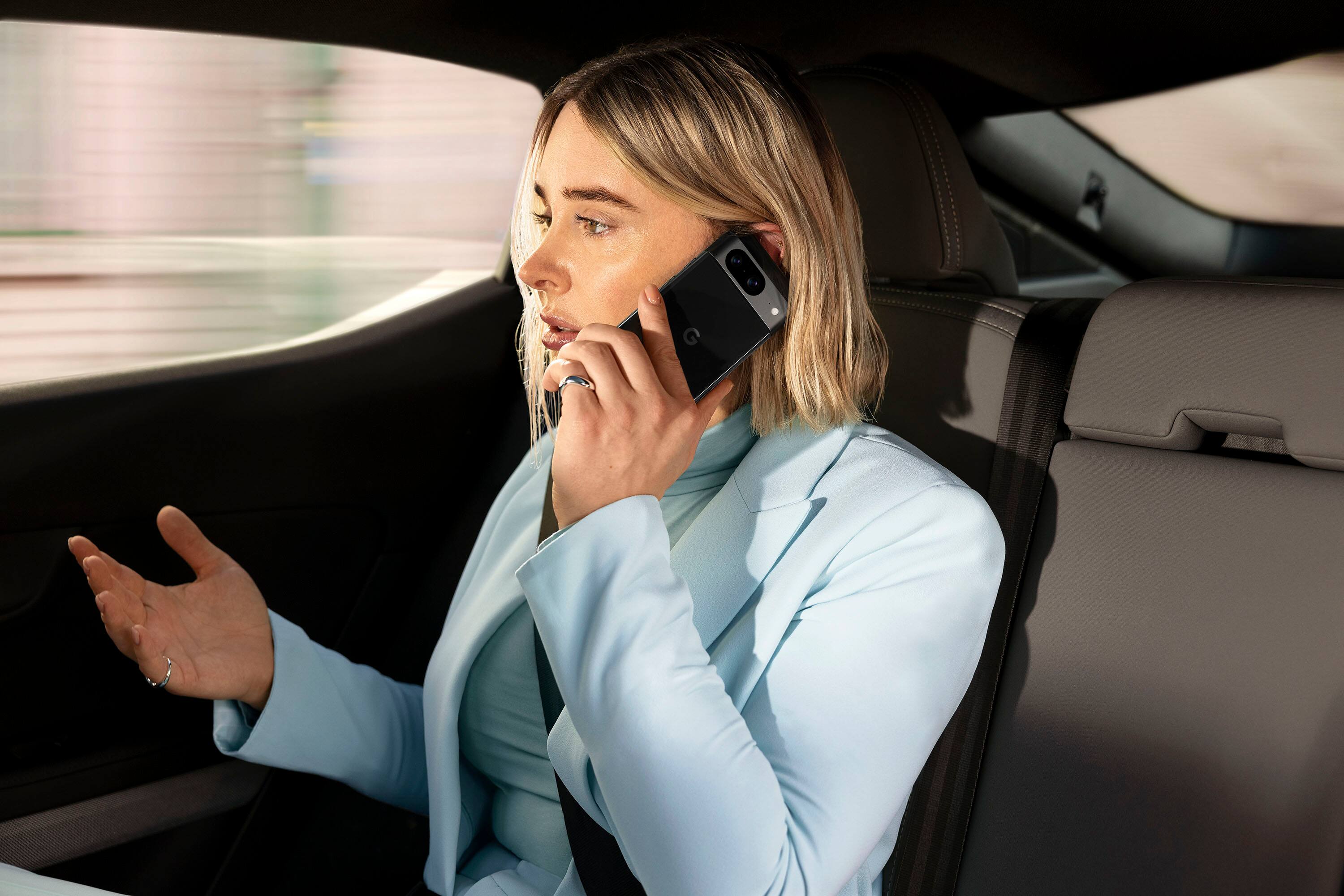 Alt View 14. Google - Pixel 8 128GB (Unlocked) - Obsidian.