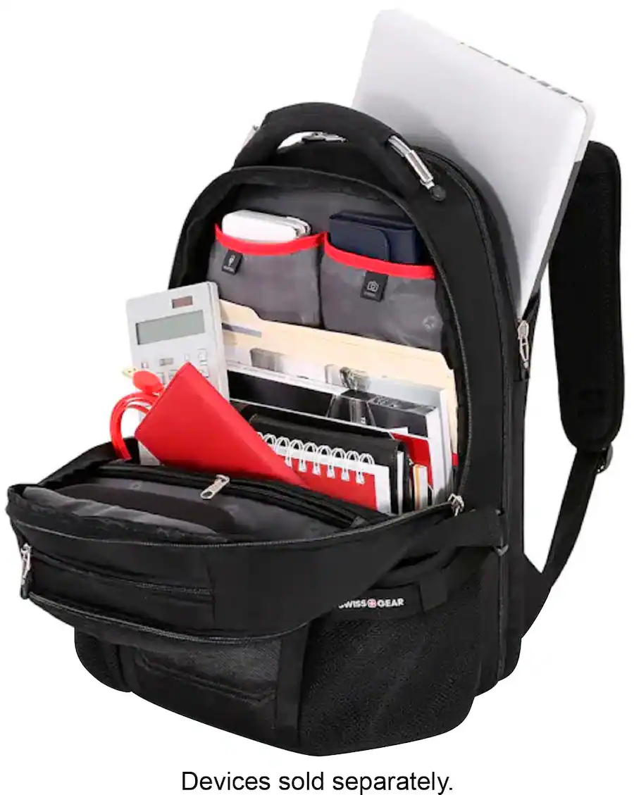 SwissGear ScanSmart Laptop Backpack Black 2769202409 Best Buy