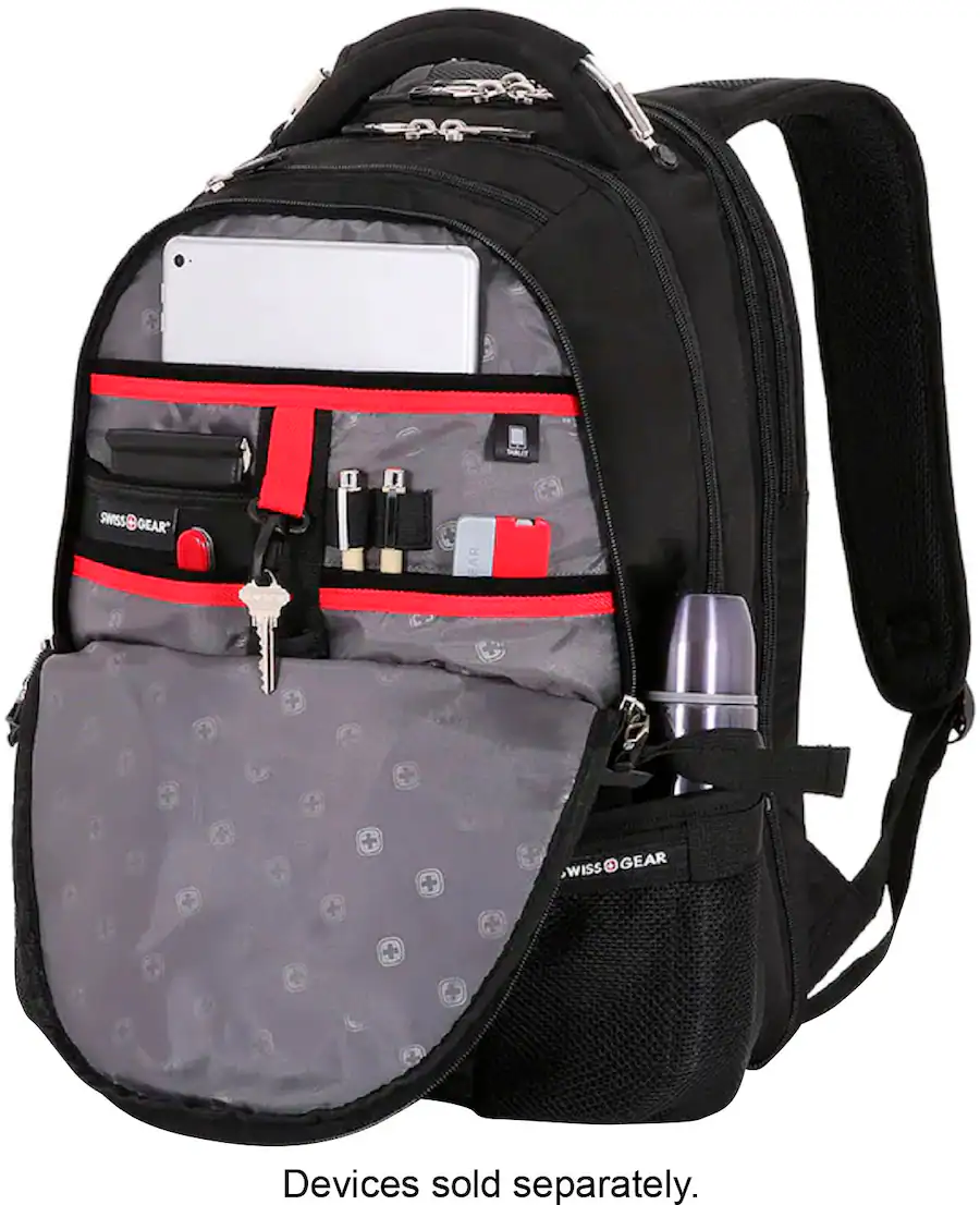 SwissGear ScanSmart Laptop Backpack Black 2769202409 - Best Buy