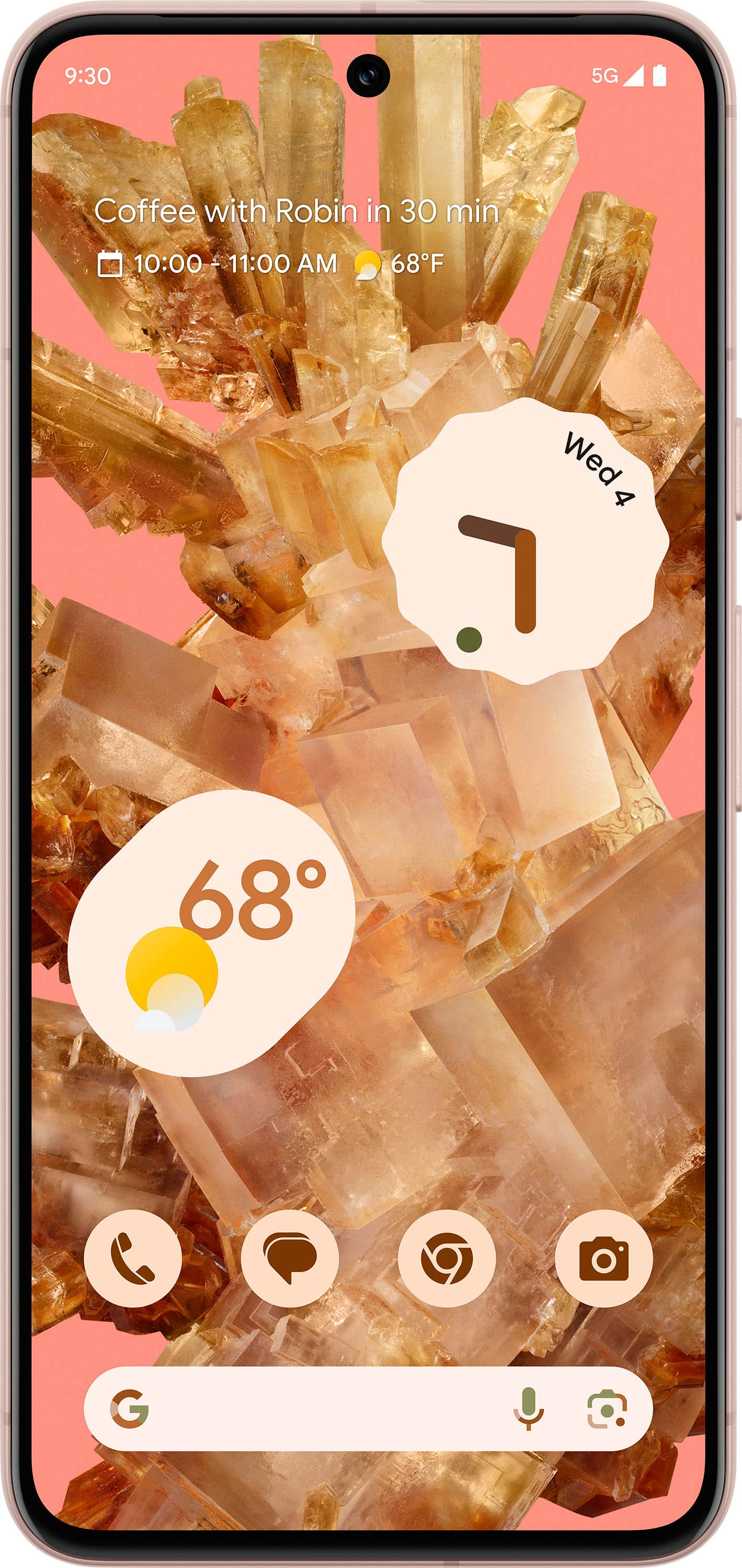 Alt View 12. Google - Pixel 8 256GB (Unlocked) - Rose.