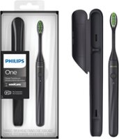 Philips One by Sonicare Rechargeable Toothbrush - Shadow Black - Angle_Zoom