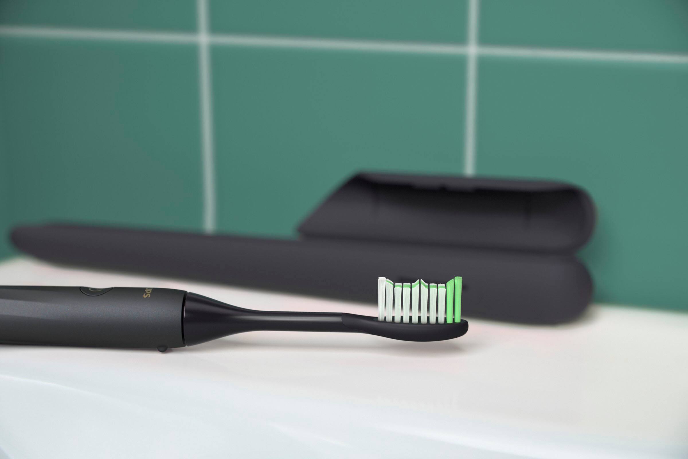 Alt View 17. Philips - Philips One by Sonicare Rechargeable Toothbrush - Shadow Black.
