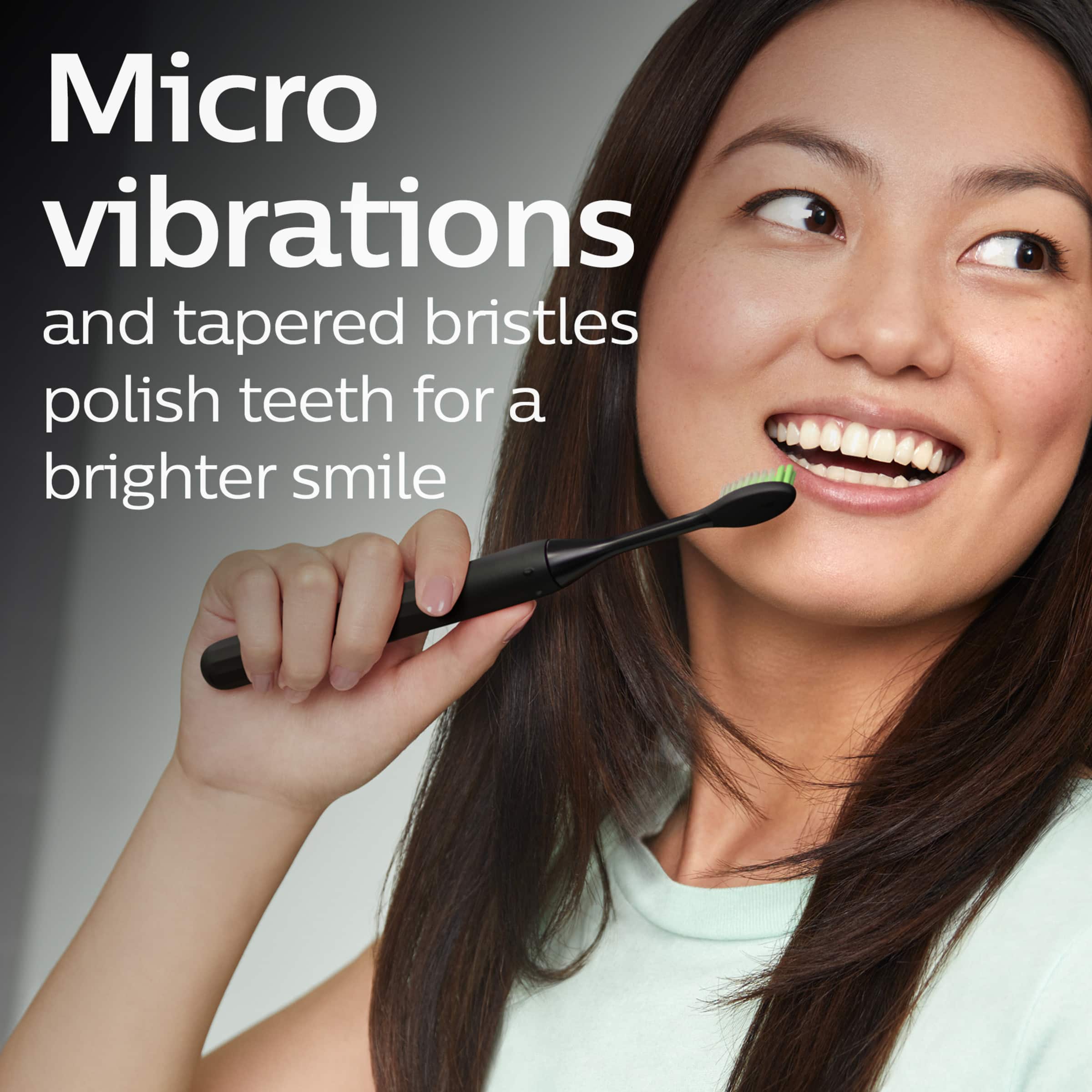 Alt View 18. Philips - Philips One by Sonicare Rechargeable Toothbrush - Shadow Black.