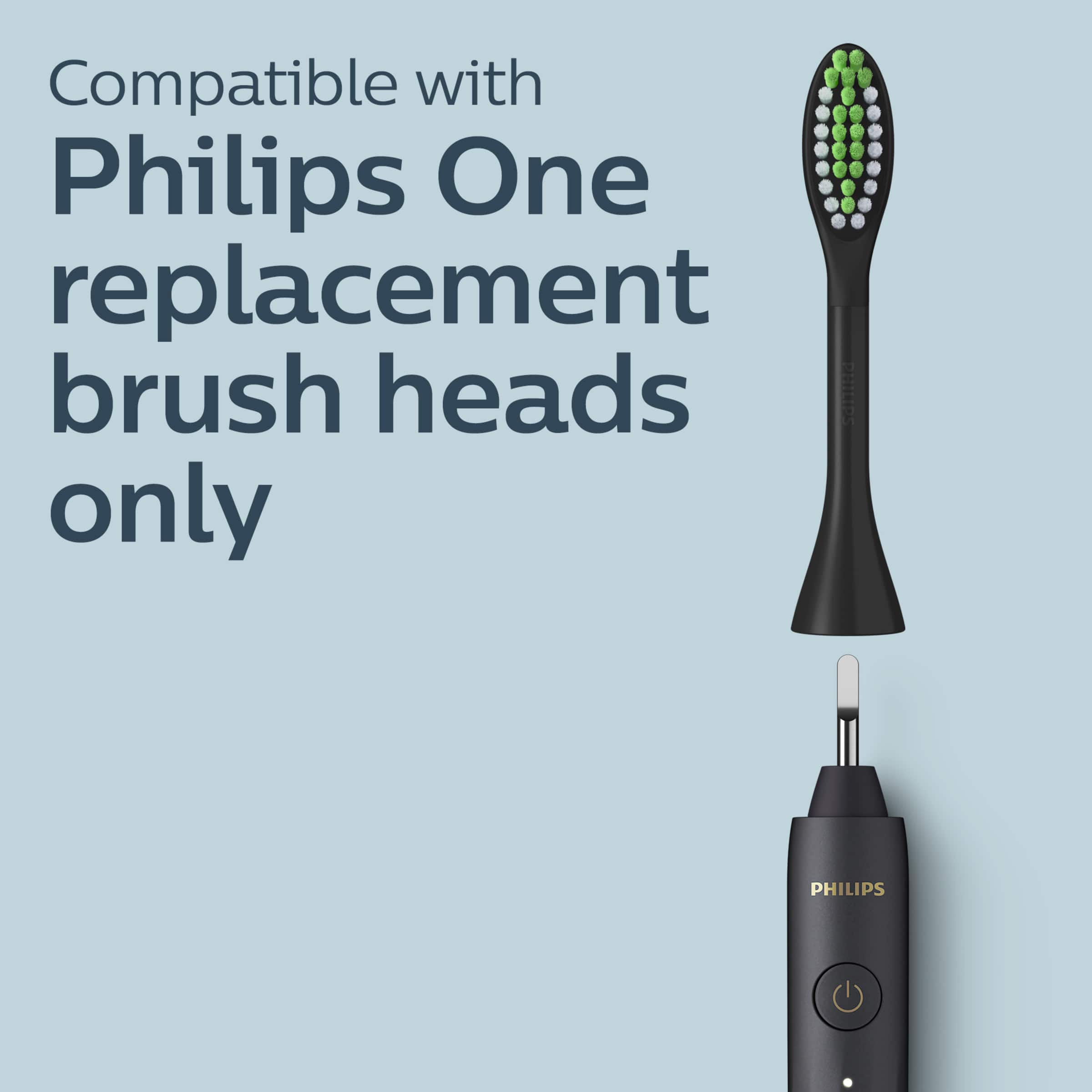 Alt View 21. Philips - Philips One by Sonicare Rechargeable Toothbrush - Shadow Black.
