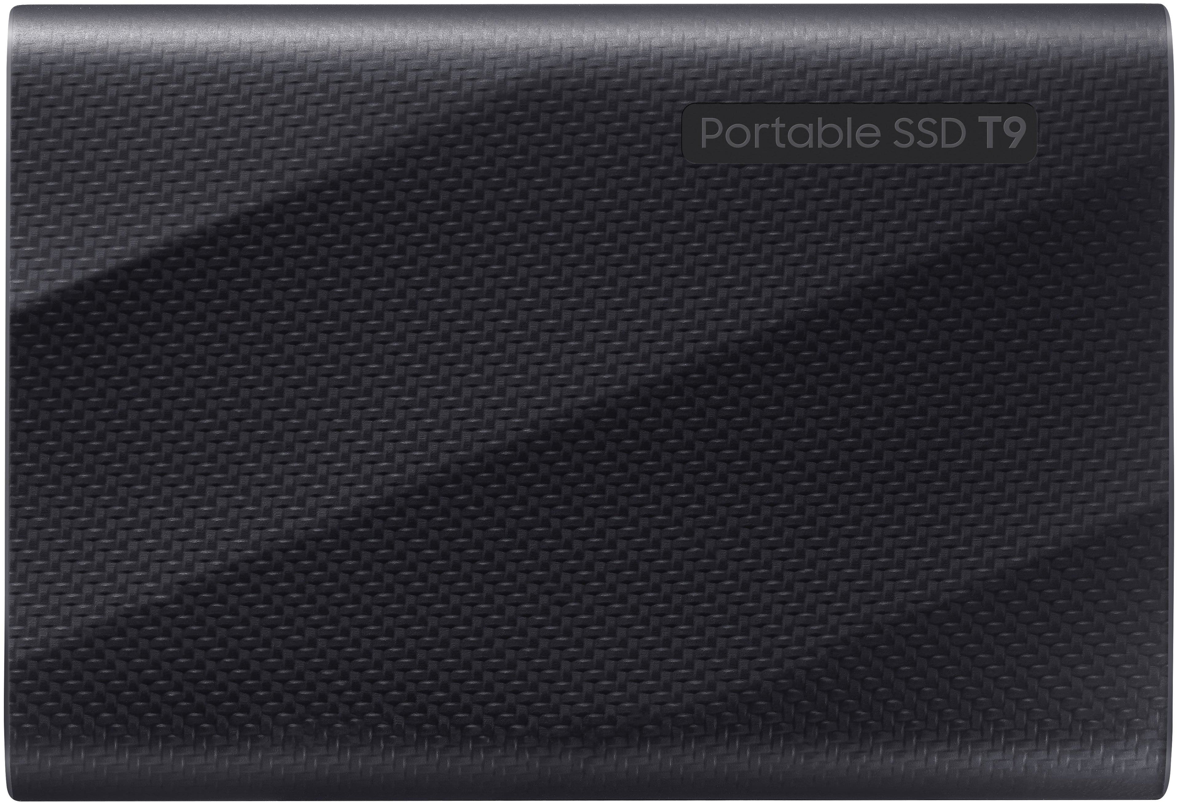Alt View 15. Samsung - T9 Portable SSD 4TB, Up to 2,000MB/s, USB 3.2 Gen2 - Black.