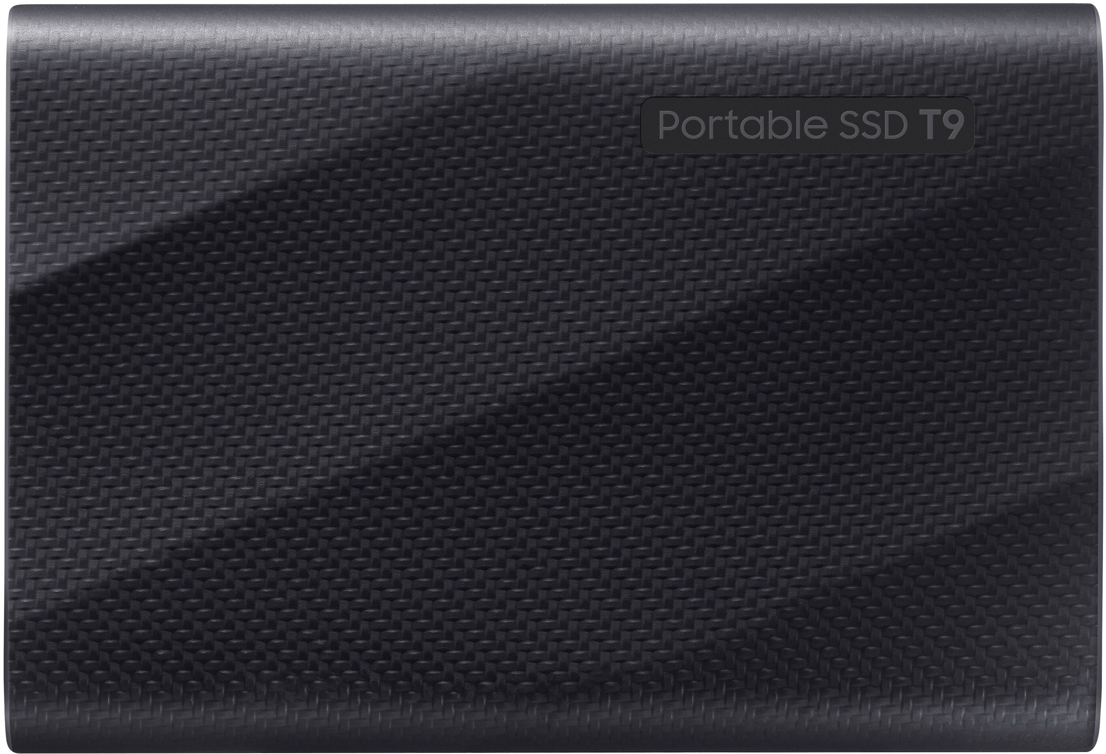 Alt View 15. Samsung - T9 Portable SSD 4TB, Up to 2,000MB/s, USB 3.2 Gen2 - Black.