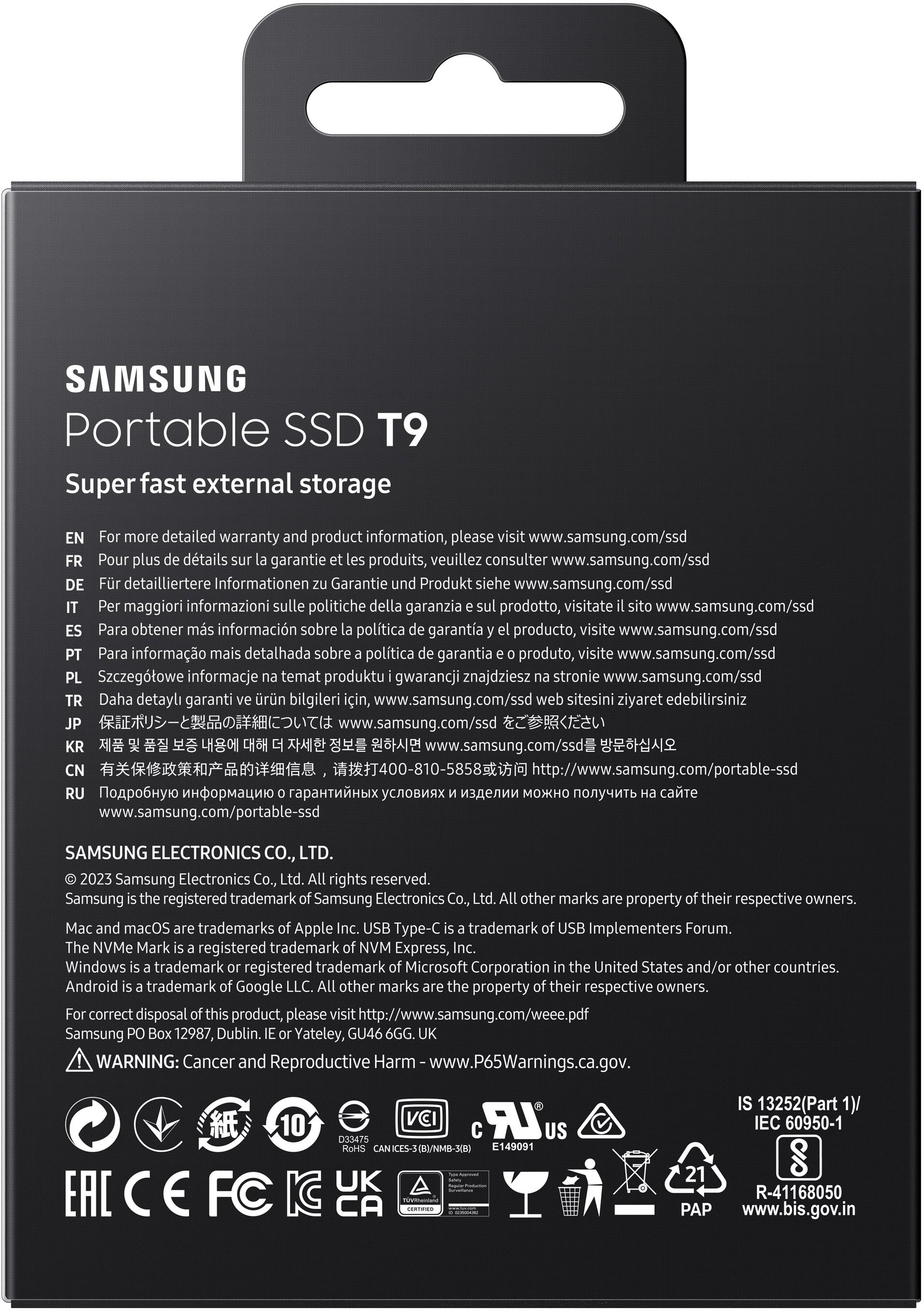 4To pour le disque SSD NVMe USB-C T7 Shield de Samsung - REPONSES PHOTO