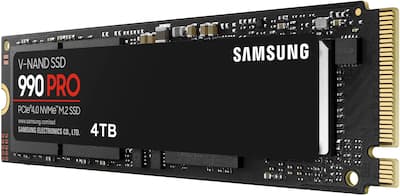 Samsung 990 PRO 4TB Internal SSD PCle Gen 4x4 NVMe MZ-V9P4T0B/AM Samsung 990 PRO 4TB Internal SSD PCle Gen 4x4 NVMe MZ-V9P4T0B/AM