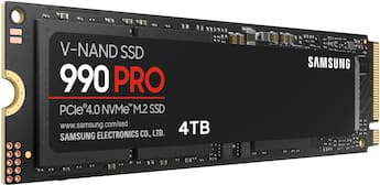 Samsung 990 PRO 4TB Internal SSD PCle Gen 4x4 NVMe MZ-V9P4T0B/AM Samsung 990 PRO 4TB Internal SSD PCle Gen 4x4 NVMe MZ-V9P4T0B/AM