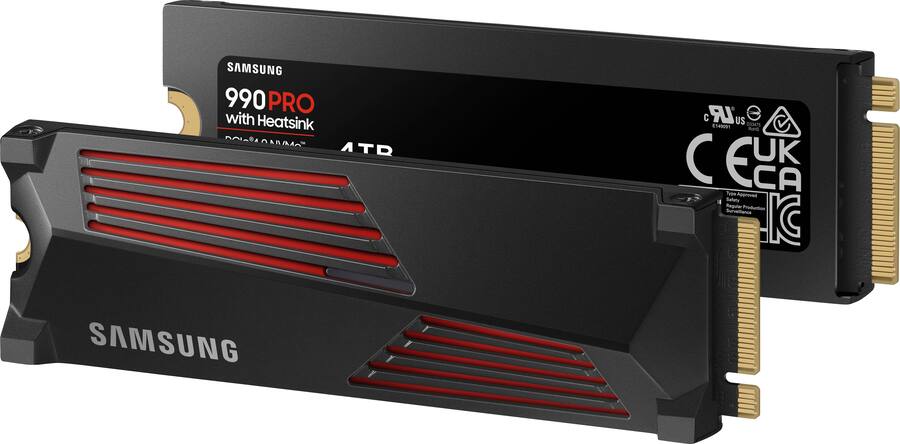 Samsung 990 PRO 4TB Internal SSD PCIe Gen 4x4 NVMe with Samsung 990 PRO 4TB Internal SSD PCIe Gen 4x4 NVMe with