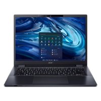 Acer - TravelMate P4 14" Laptop - Intel Core i5-1240P with 16GB Memory - 512GB SSD - Black - Front_Zoom