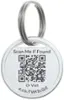 Angle. Ring - Ring Pet Tag - Silver.