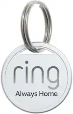 Front. Ring - Ring Pet Tag - Silver.