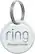 Front. Ring - Ring Pet Tag - Silver.