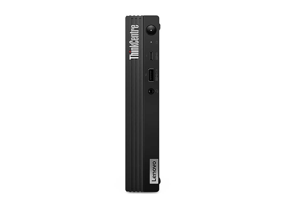 Lenovo - ThinkCentre M75q Gen 2 Desktop - AMD Ryzen 5 PRO 5650GE - 16GB Memory - 256GB SSD - Black - Front_Zoom