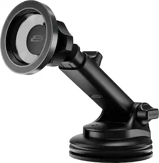 Front. Bracketron - MagAlign Pro Mount - Black.