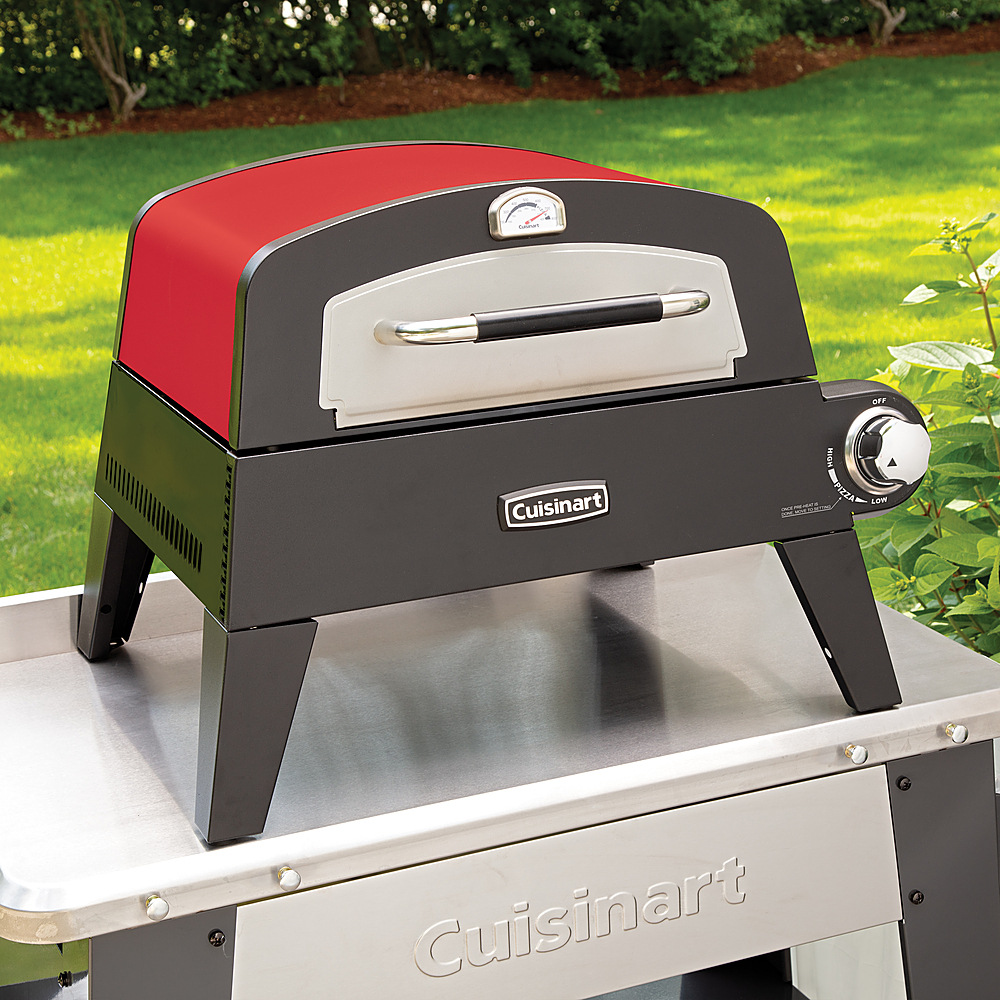 Cuisinart - Portable Propane Outdoor Pizza Oven - Red