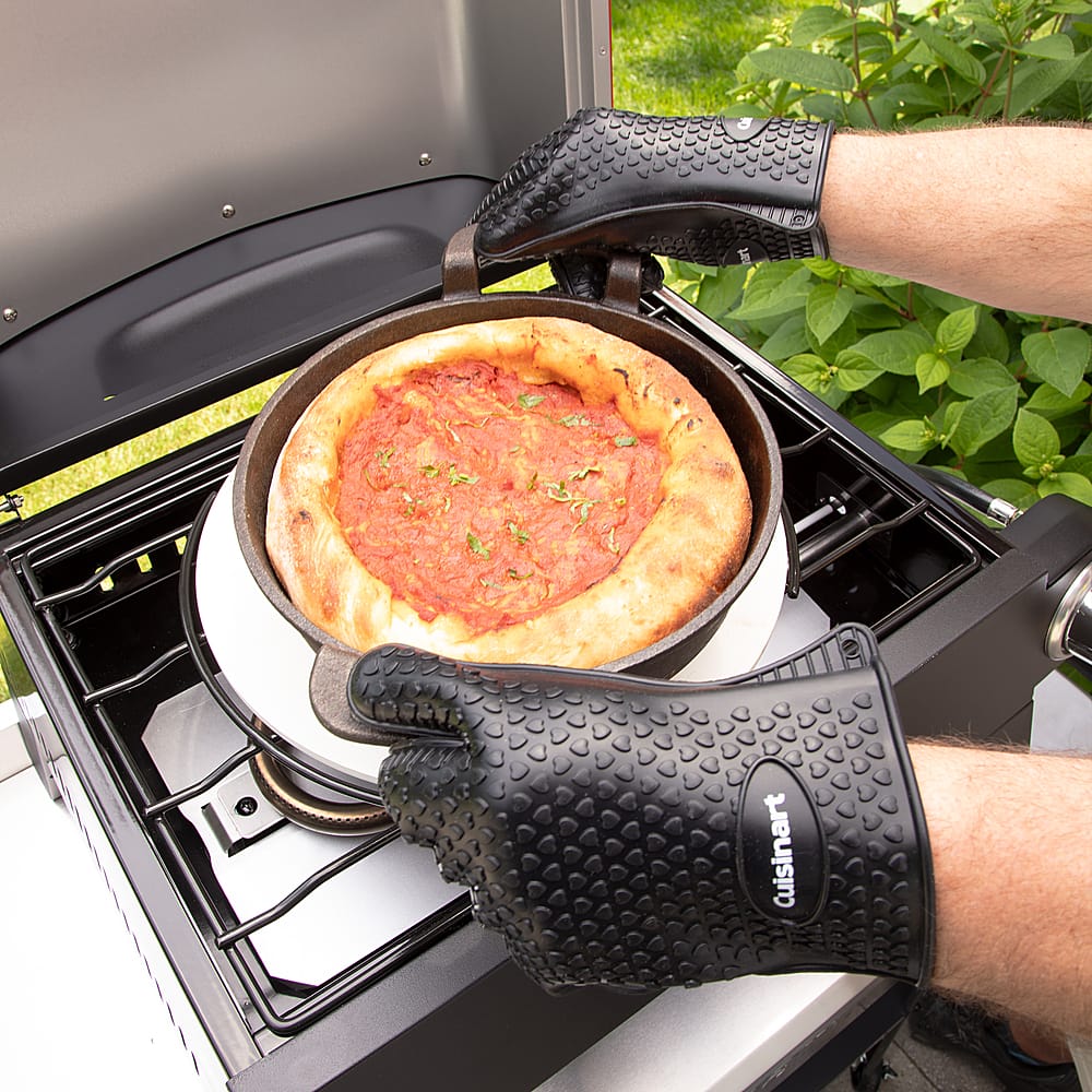 Alt View 15. Cuisinart - Portable Propane Outdoor Pizza Oven - Red.