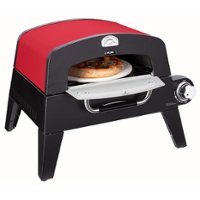 Cuisinart - Portable Propane Outdoor Pizza Oven - Red - Angle_Zoom