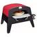 Angle. Cuisinart - Portable Propane Outdoor Pizza Oven - Red.