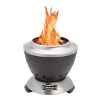 Cuisinart - 7.5" Cleanburn Smokeless Tabletop Fire Pit - Black - Front_Zoom